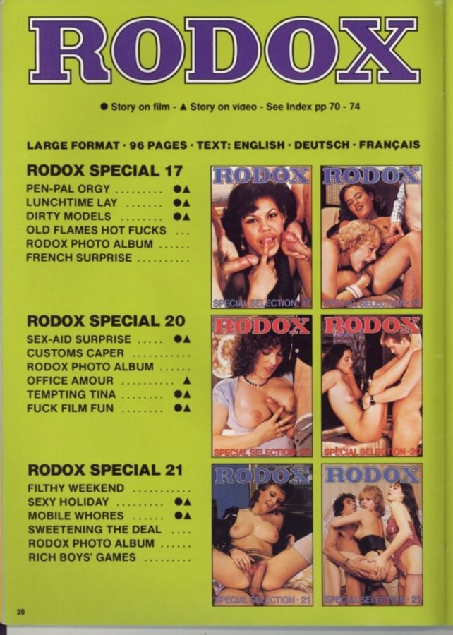 Free porn pics of Vintage magazine and video catalogue 3 of 125 pics