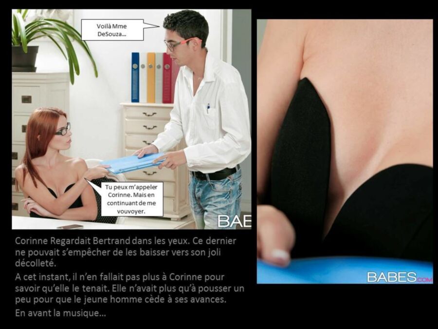 Free porn pics of Histoire: Le premier jour du stagiaire (french captions) 7 of 28 pics