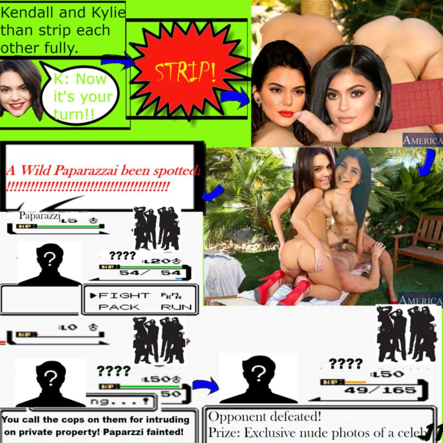 Free porn pics of Celebrity Fantasy Life Comic Series: Kylie and Kendall Jenner Ep 11 of 14 pics