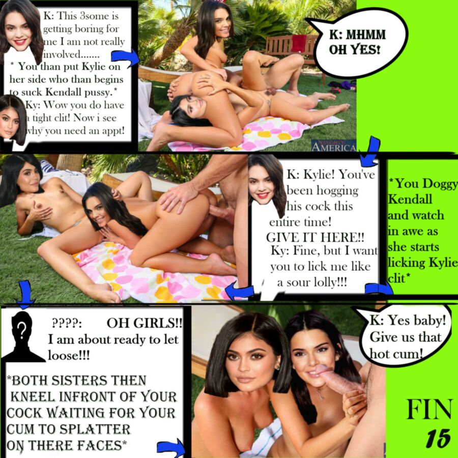 Free porn pics of Celebrity Fantasy Life Comic Series: Kylie and Kendall Jenner Ep 14 of 14 pics