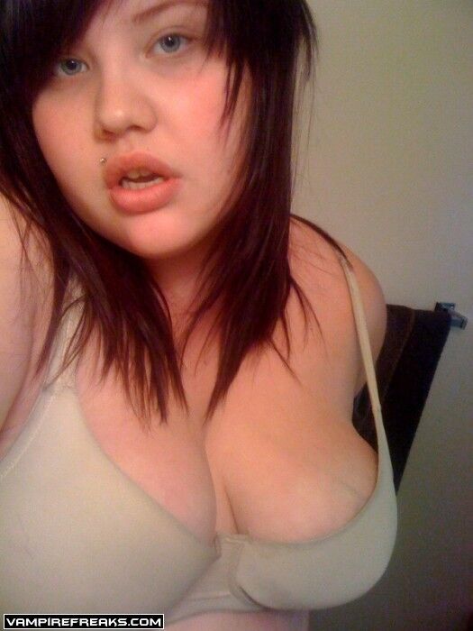 Free porn pics of Busty BBW Chubby Emo Teen 12 of 30 pics