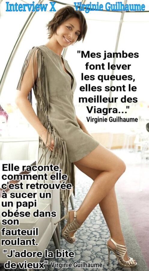 Free porn pics of French caption (Français) Virginie Guilhaume..Jambes de fou 3 of 5 pics