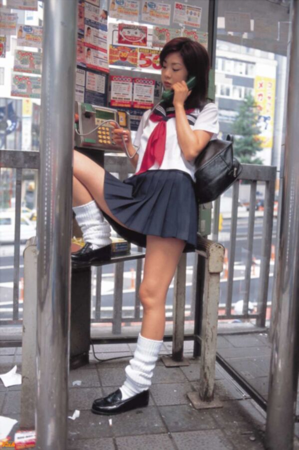 Free porn pics of Aki Hoshino school girl 20 of 26 pics