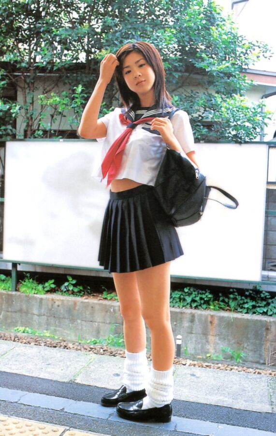 Free porn pics of Aki Hoshino school girl 22 of 26 pics