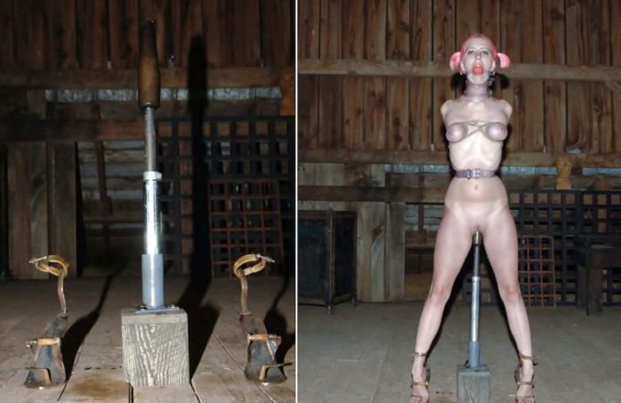 Free porn pics of BDSM dildo trainees. 19 of 24 pics