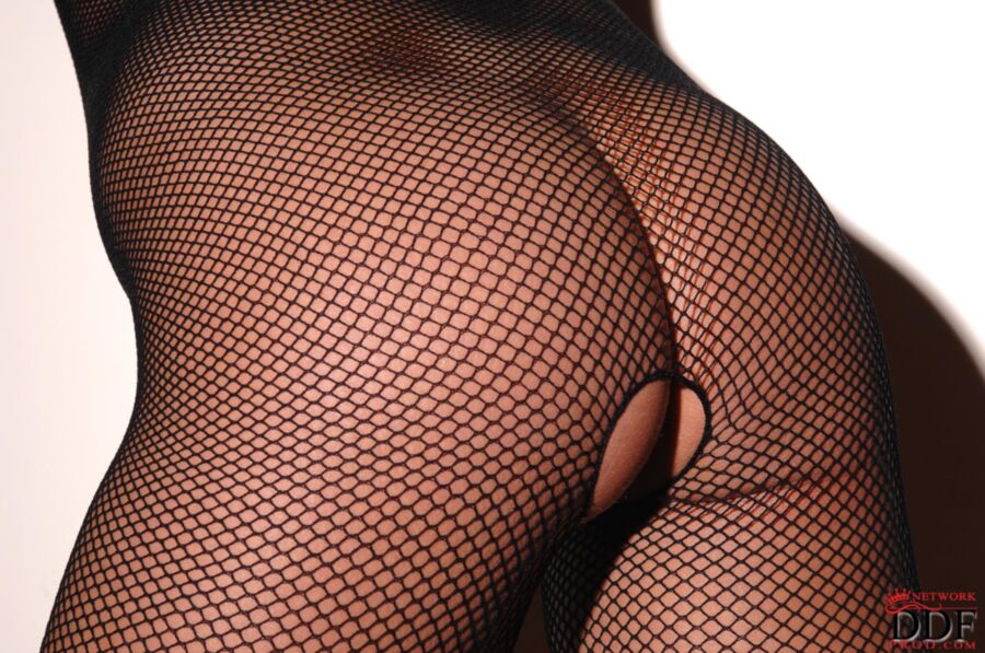 Free porn pics of Alison-Brunette in a sexy bodyfishnet peeing on the floor - BIG  12 of 101 pics