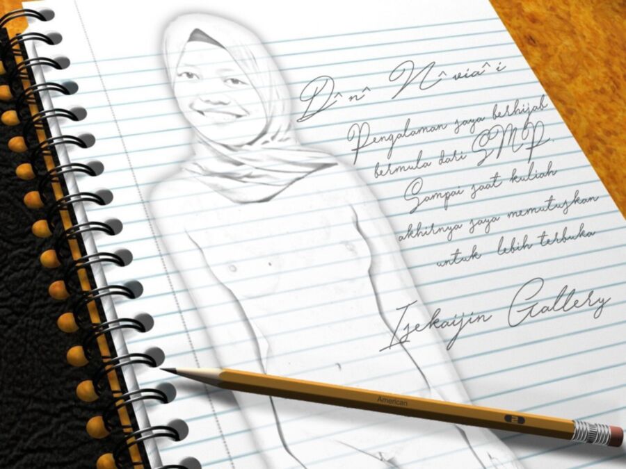 Free porn pics of Hijab Sketch 6 of 6 pics