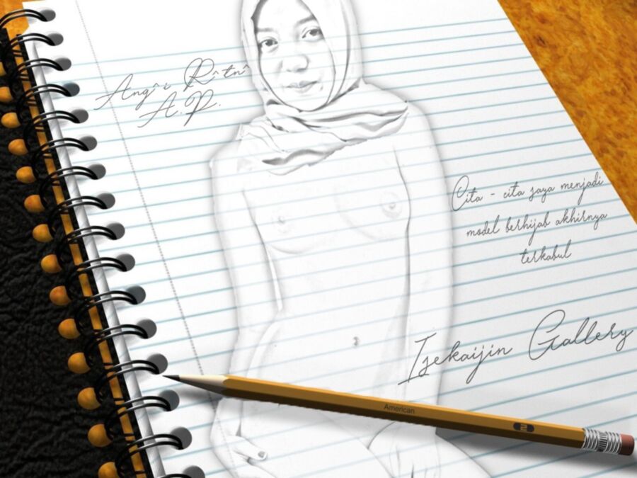 Free porn pics of Hijab Sketch 5 of 6 pics