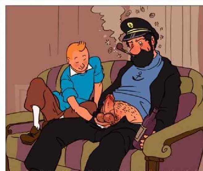 Free porn pics of Gay : Oh my Gawd Tintin is gay ! 9 of 30 pics