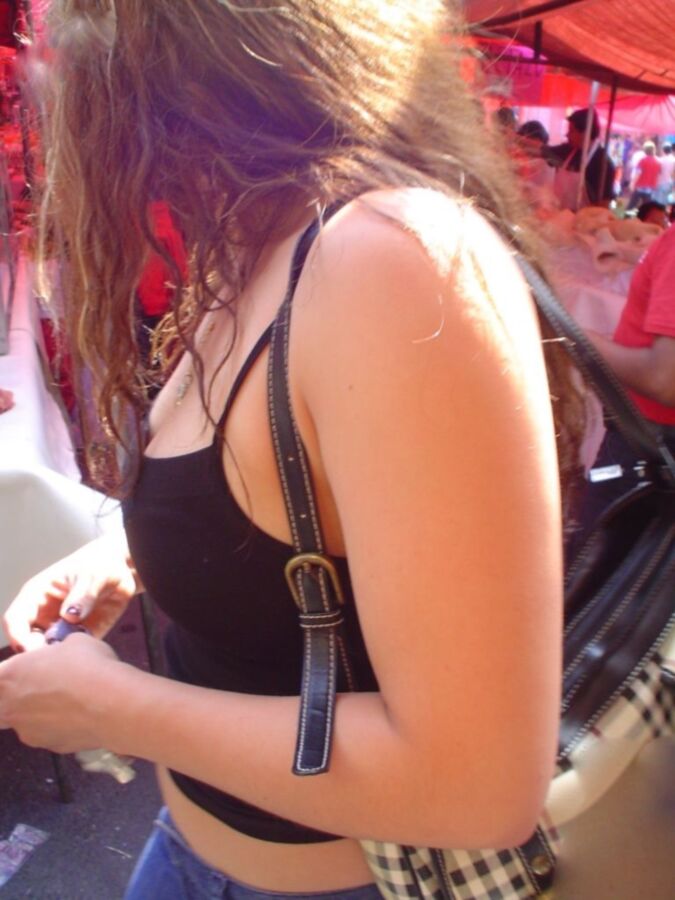 Free porn pics of MEXICAN GIRL TEASING IN A OPEN AIR MARKET 1 of 9 pics