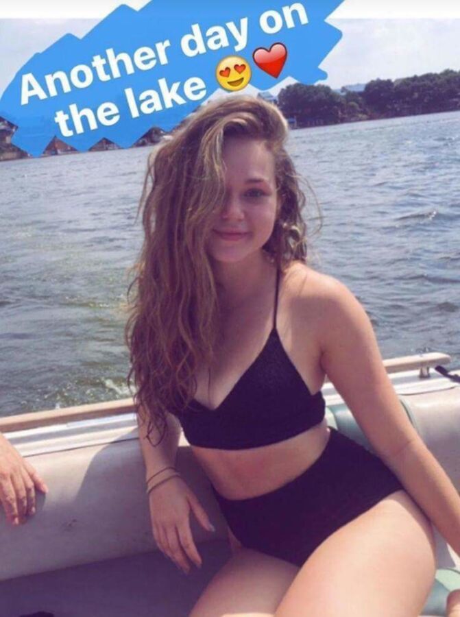 Free porn pics of Brec Bassinger Blonde Bitch Black Bikini Black Breed 2 of 5 pics