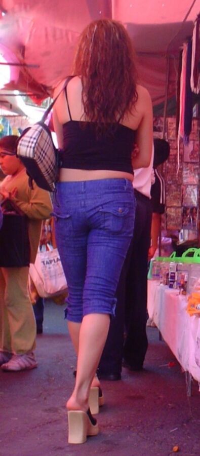 Free porn pics of MEXICAN GIRL TEASING IN A OPEN AIR MARKET 9 of 9 pics