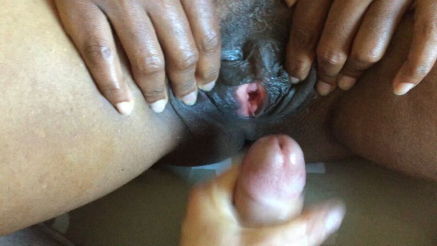 Free porn pics of Cum on my mature ebony pussy 14 of 47 pics