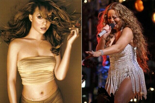 Free porn pics of plastic surgery fat ugly Mariah Carey VS universe 9 of 27 pics