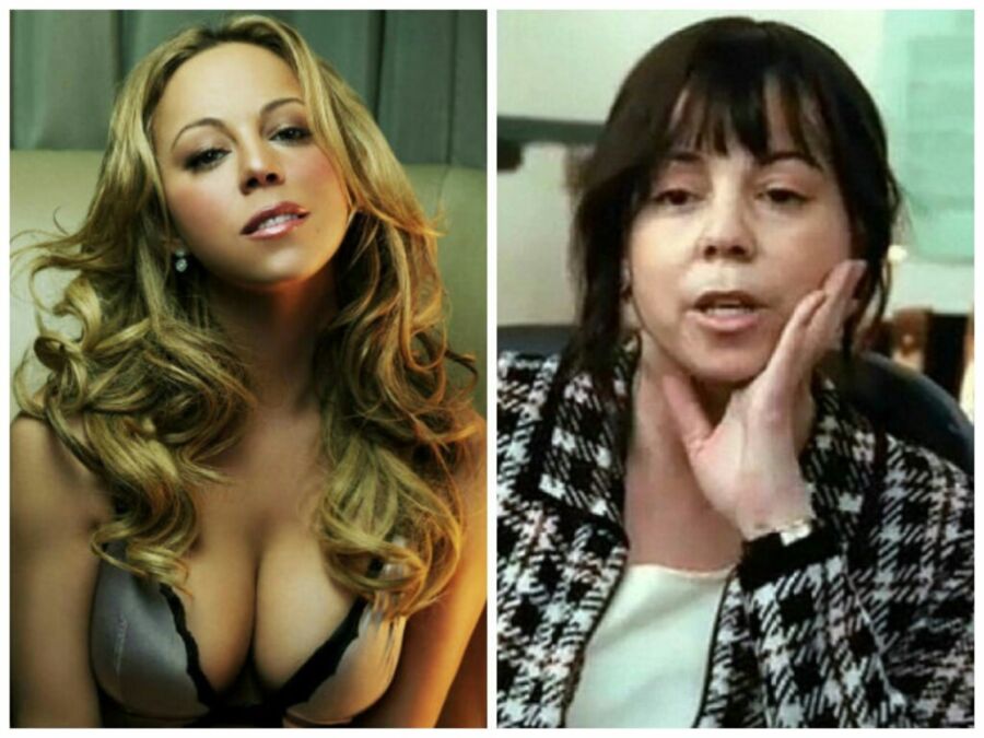 Free porn pics of plastic surgery fat ugly Mariah Carey VS universe 2 of 27 pics