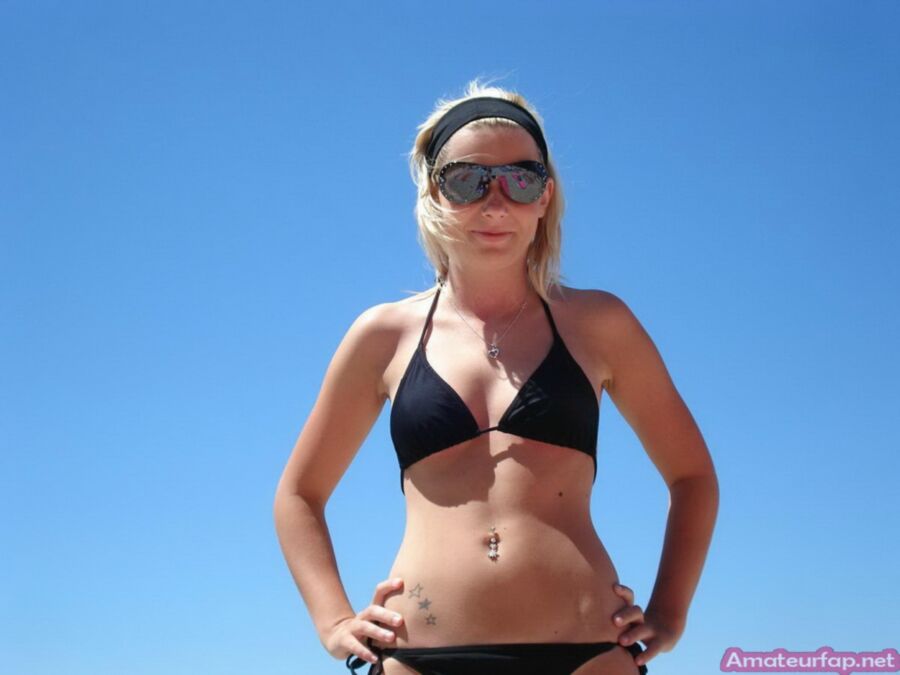 Free porn pics of Blonde German Teen Makes Hot Nude Pictures On The Beach 11 of 41 pics