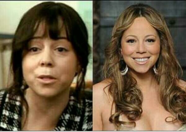 Free porn pics of plastic surgery fat ugly Mariah Carey VS universe 3 of 27 pics