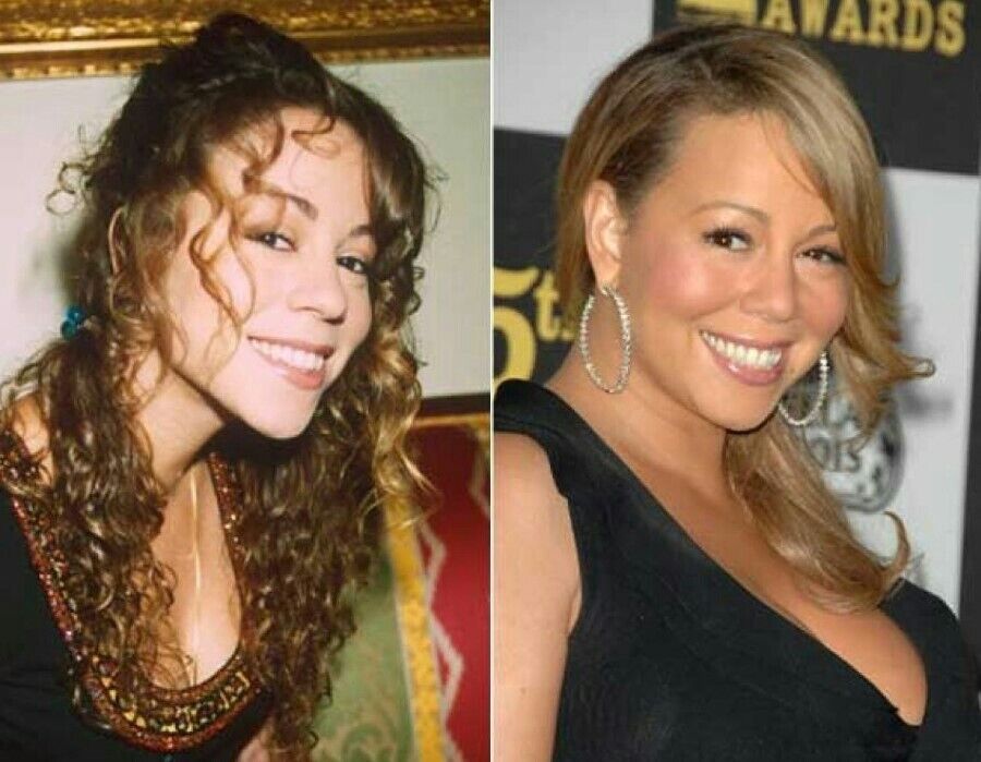 Free porn pics of plastic surgery fat ugly Mariah Carey VS universe 18 of 27 pics