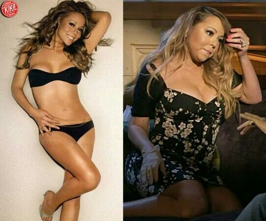 Free porn pics of plastic surgery fat ugly Mariah Carey VS universe 11 of 27 pics