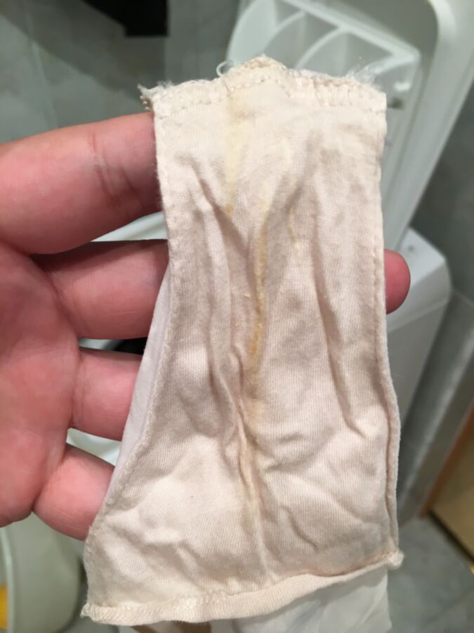 Free porn pics of My GFs dirty panties new one 3 of 8 pics