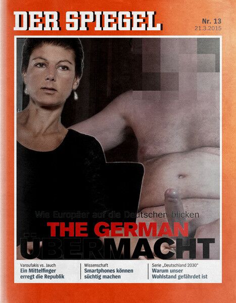 Free porn pics of Sarah Wagenknecht Magazin Cover fakes 1 of 13 pics