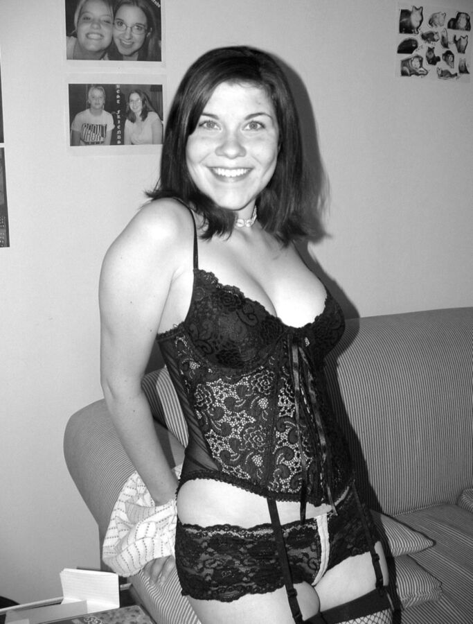 Lingerie glasses stepmom amateur