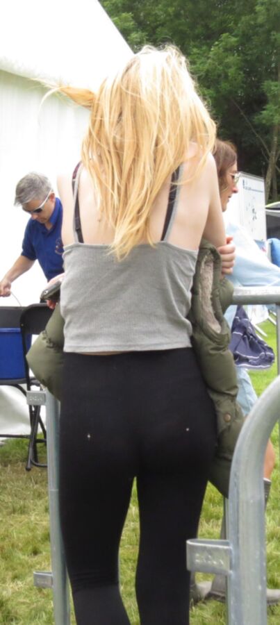 Belly voyeur panties blonde