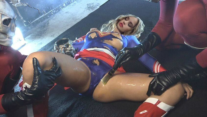 Free porn pics of celeb debby ryan as supergirl femdom peril defeated 1 of 1 pics