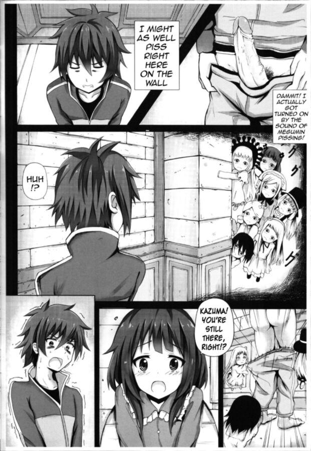 Free porn pics of  Giving ○○ to Megumin in the Toilet!  (Konosuba) (English) 3 of 19 pics