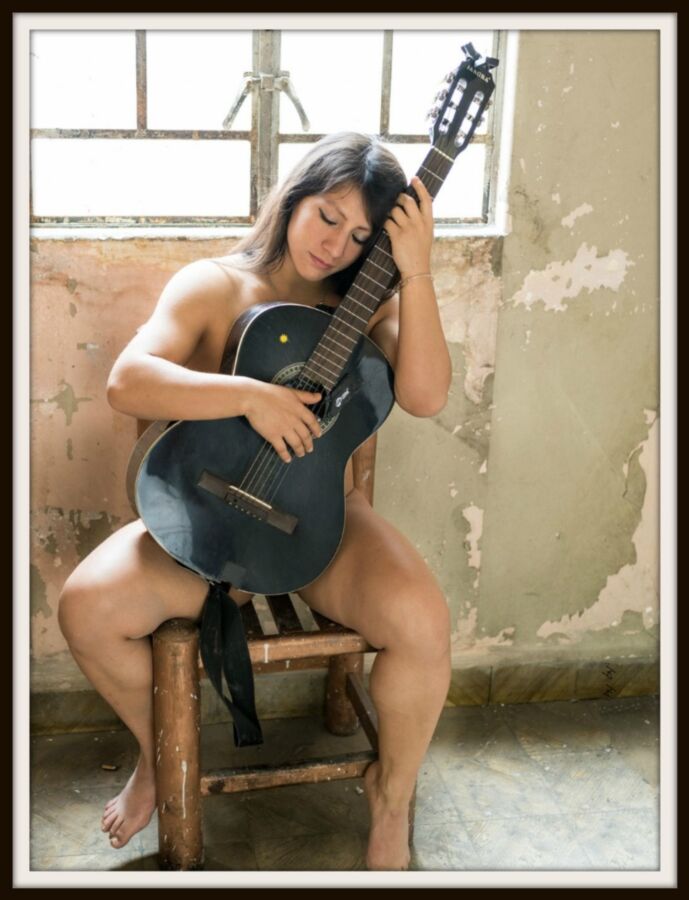 Free porn pics of Playing classic guitar naked 16 of 24 pics