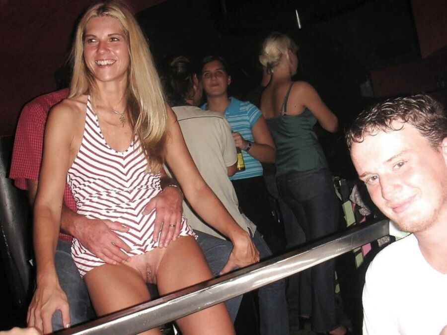 Free porn pics of Grope - women getting their pussies groped while sitting in club 20 of 54 pics