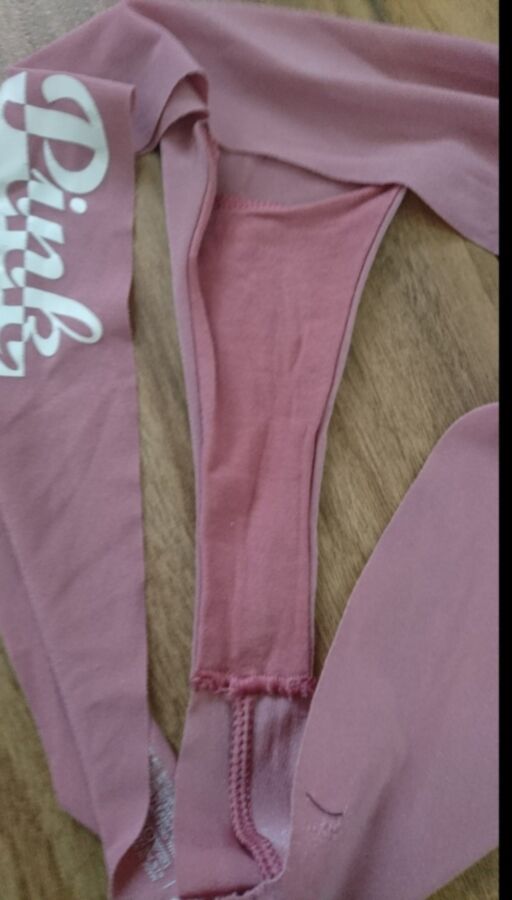 Free porn pics of As promised, Jodies little stinky pink panties  9 of 10 pics