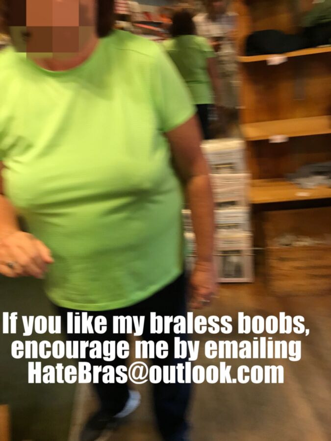 Free porn pics of My Braless Wife And Includes Wet Tshirt in PUBLIC 11 of 28 pics