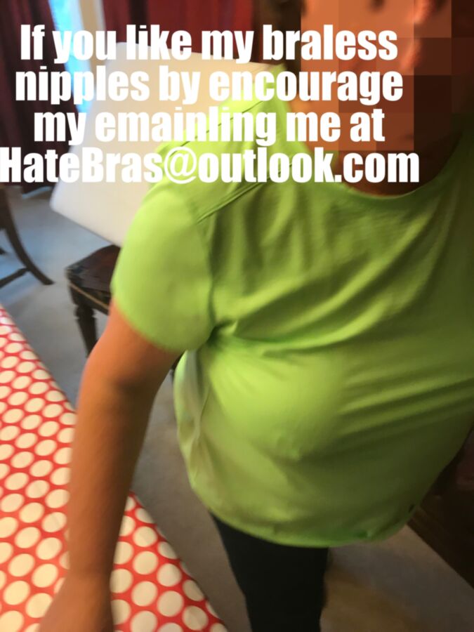 Free porn pics of My Braless Wife And Includes Wet Tshirt in PUBLIC 24 of 28 pics