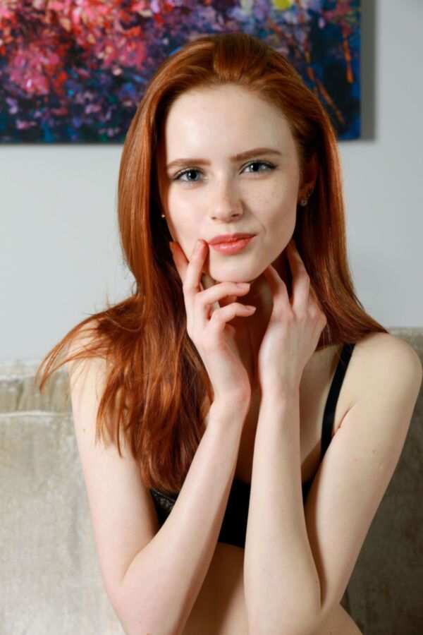 Free porn pics of Skinny Redhead - Bella Milano 18 of 132 pics