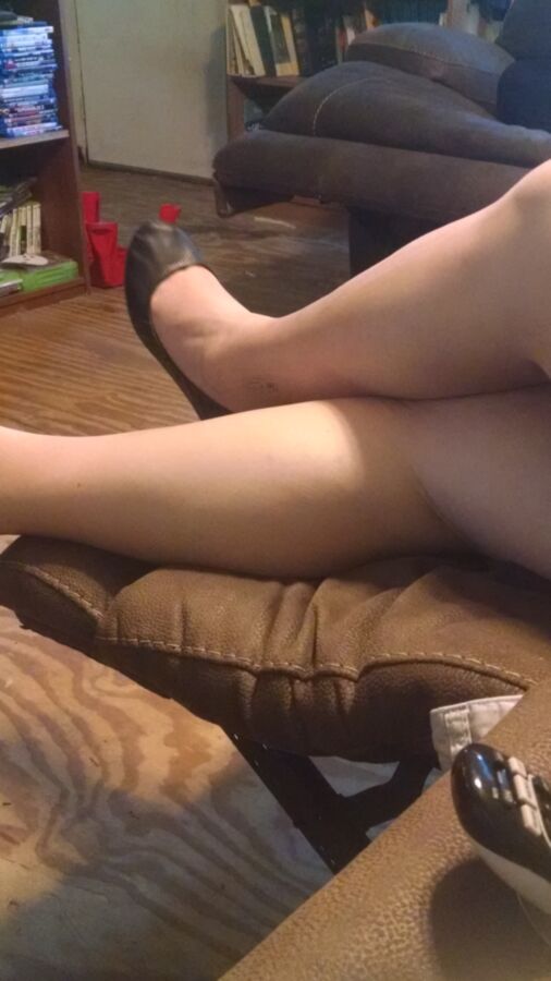 Free porn pics of My WIfes Feet In Her Flats For Your Pleasure 11 of 19 pics