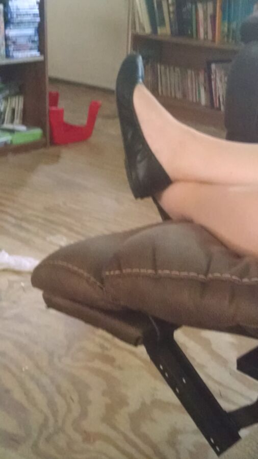 Free porn pics of My WIfes Feet In Her Flats For Your Pleasure 3 of 19 pics