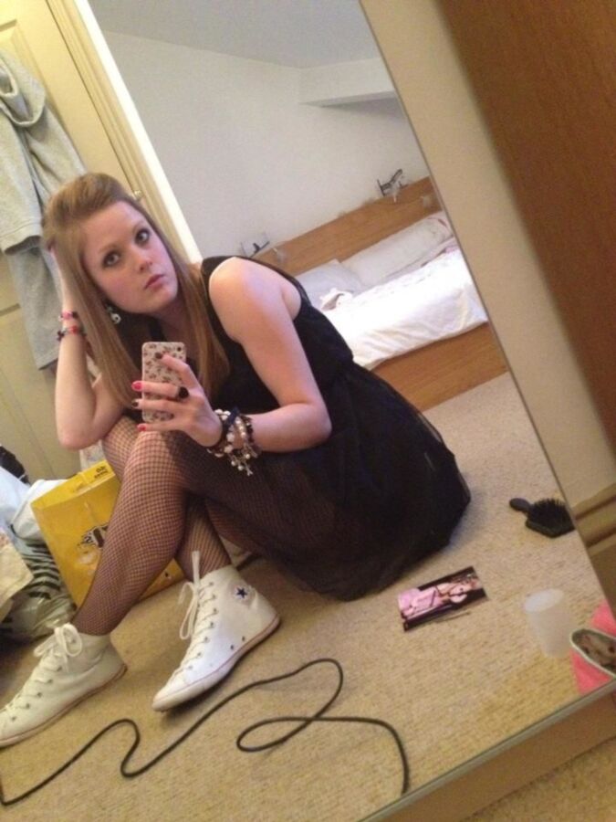 Free porn pics of British chav Slut with sexy legs loves tights - u will cum 6 of 33 pics