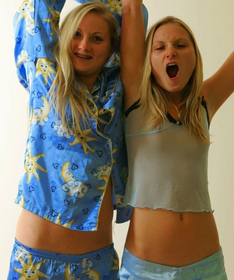 Free porn pics of Twins Shae and Rochelle - Pajamas 1 of 50 pics