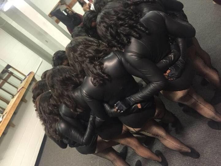 Free porn pics of Sexy Black Universtity Dance Team 1 of 4 pics