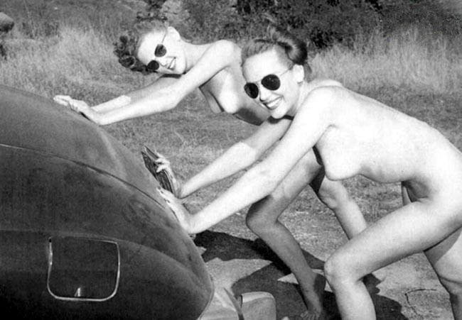 Free porn pics of Black and White - Singles - Cars vintage 13 of 19 pics