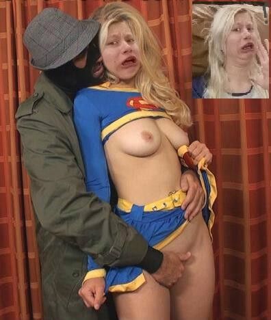 Free porn pics of fake of a blonde teen friend as supergirl femdom lezdom 3 of 3 pics