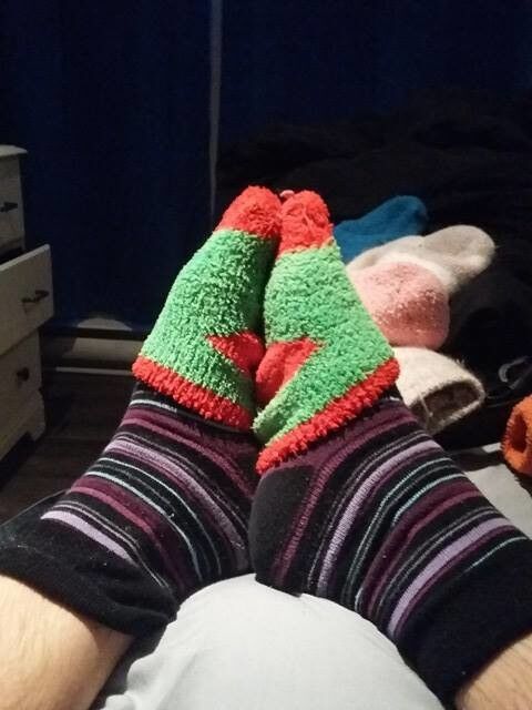 Free porn pics of Cum on fuzzy socks and socks!!  2 of 10 pics