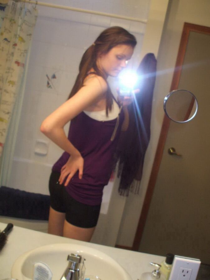 Free porn pics of Slim Teen Slut Making Selfies 10 of 83 pics