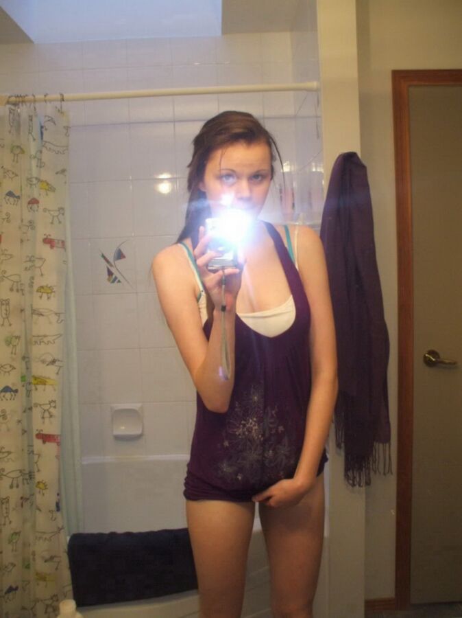 Free porn pics of Slim Teen Slut Making Selfies 11 of 83 pics