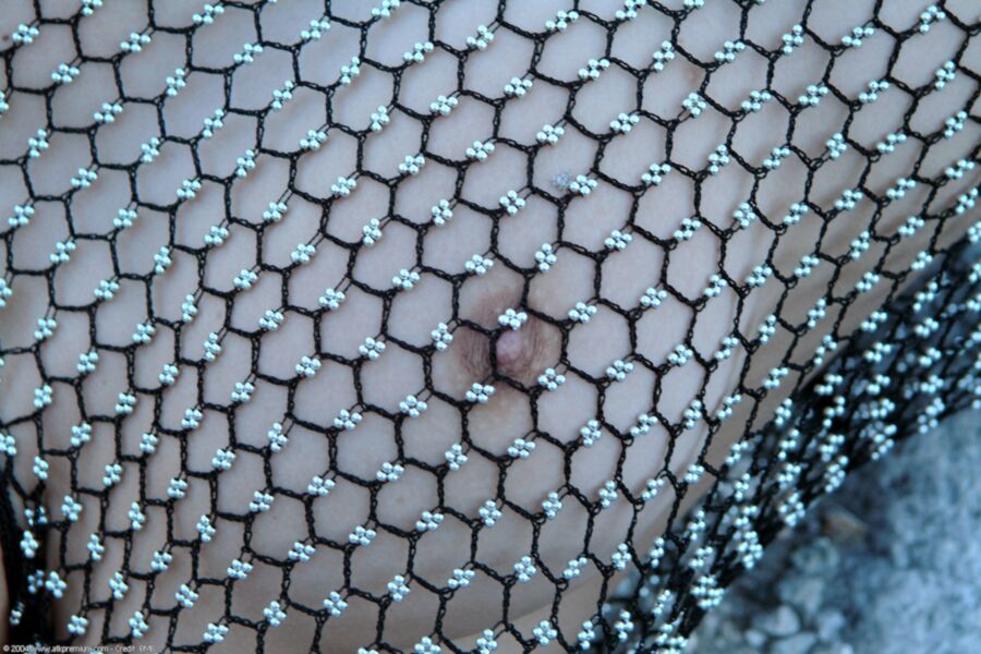 Free porn pics of Charisma Cole - Black Fishnet Blouse 4 of 83 pics