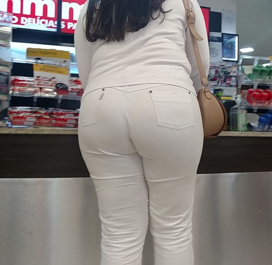 Free porn pics of Big Amazing White Clothed Ass 7 of 16 pics