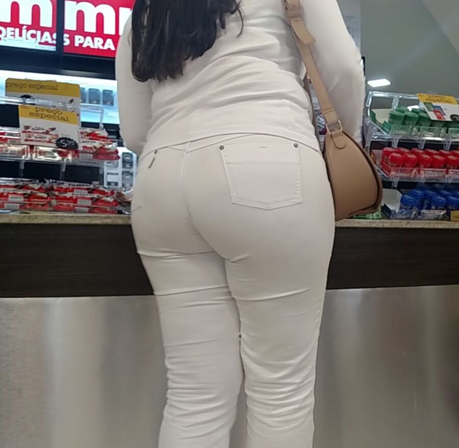 Free porn pics of Big Amazing White Clothed Ass 6 of 16 pics