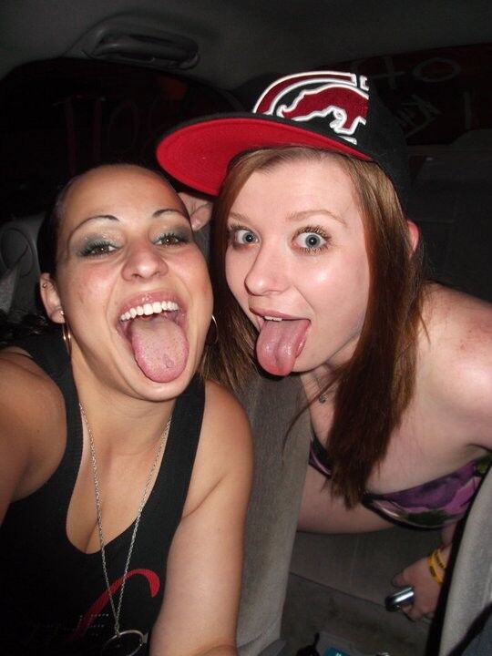 Vintage girlfriend tongue mtf