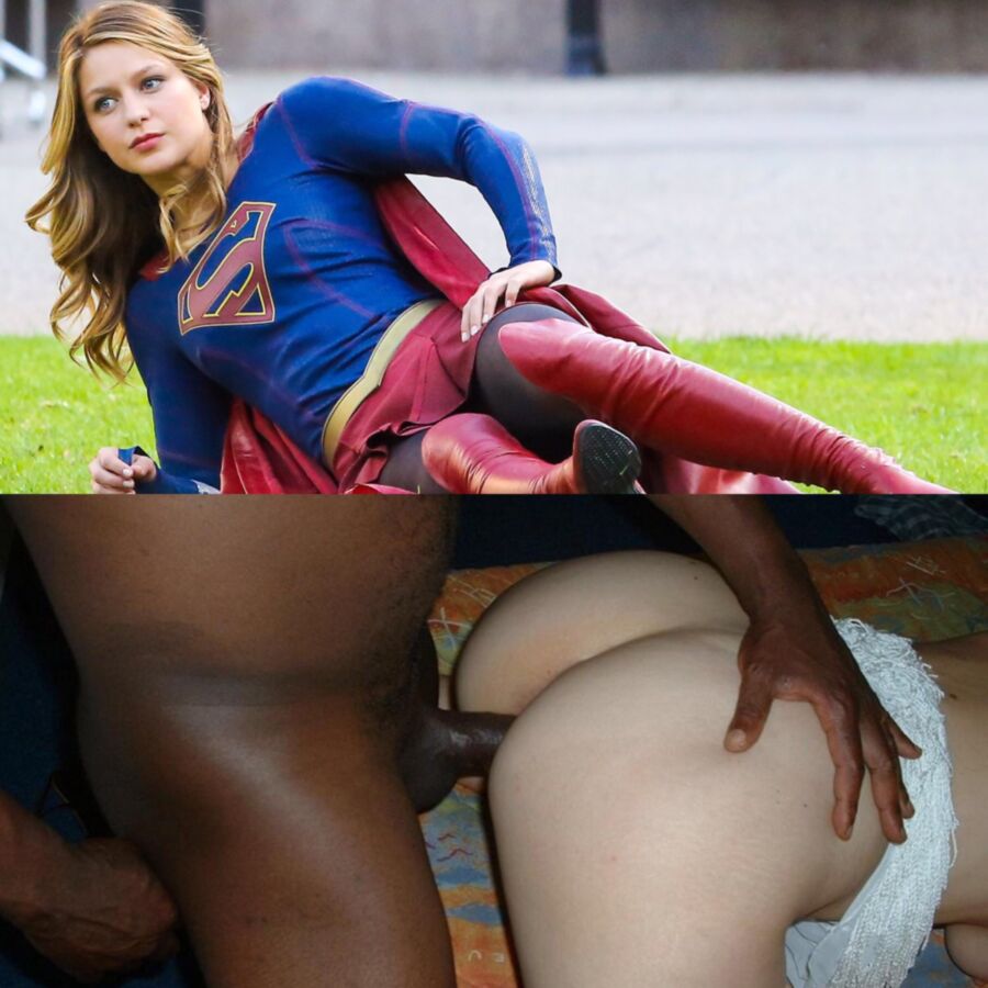 Free porn pics of Melissa Benoist - Diggle Dicks Supergirl 1 of 10 pics